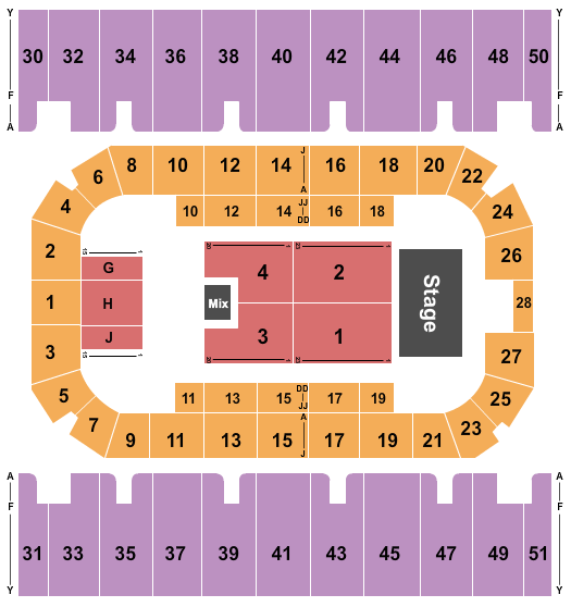 First Interstate Arena seating-chart