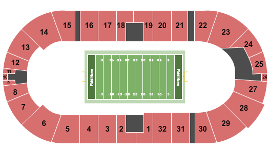 Seatmap for first interstate bank arena