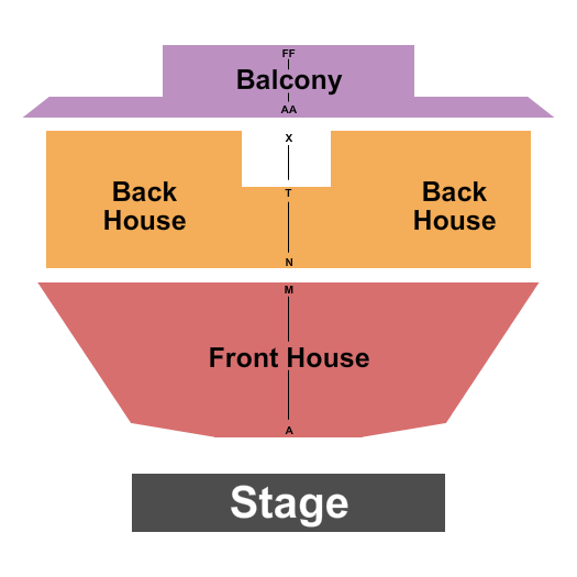Five Points Caterpillar Performing Arts Center seating-chart