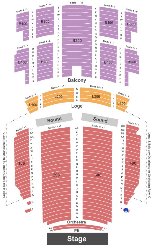 Seatmap for florida theatre jacksonville