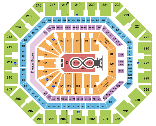PHX Arena seating-chart