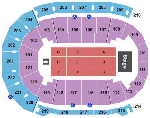 Ford Center - IN seating-chart