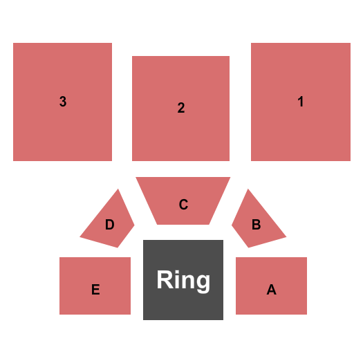 Seating Chart for Micro Mania Midget Wrestling Tour, 