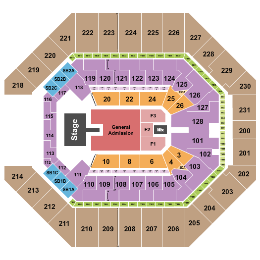 Seether Frost Bank Center seating chart