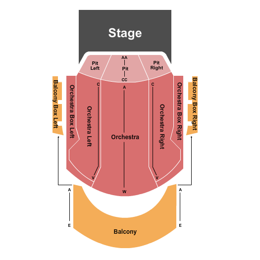 Seatmap for gas south theater