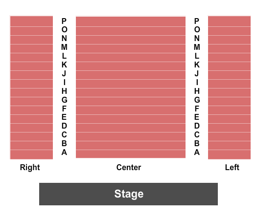 Seatmap for geauga lyric theater