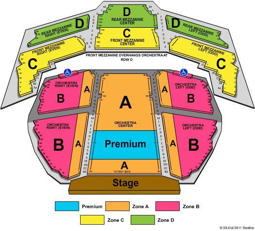 Wicked Gershwin Theater Seating Chart