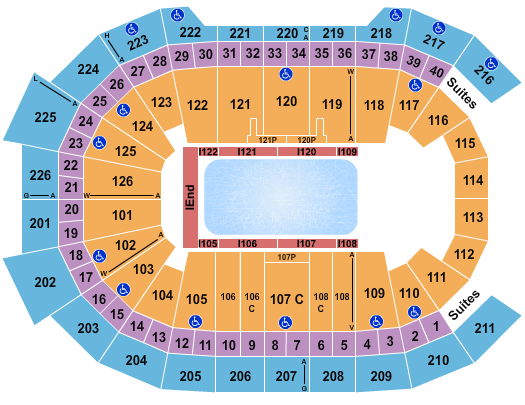Giant Center seating-chart