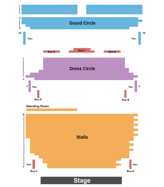 Seating Chart for Oliver, 