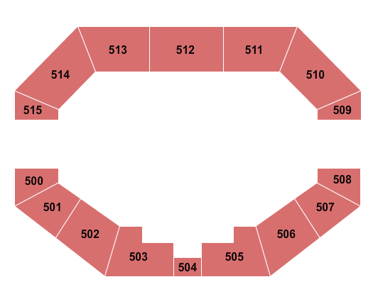 Seatmap for golden spike event center