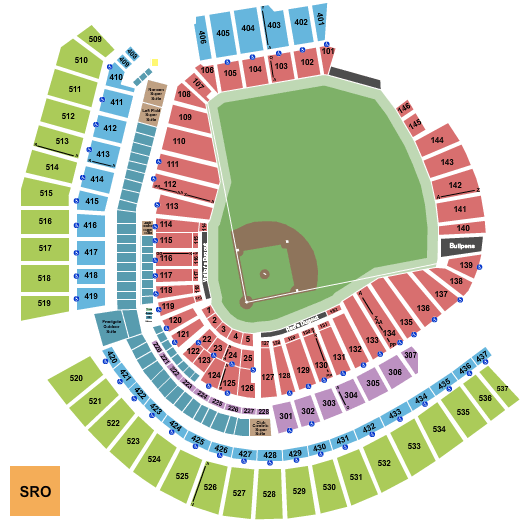 Great American Ballpark Seating Chart View