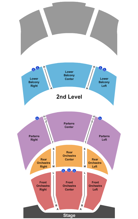Hancher Auditorium - Hadley Stage seating-chart
