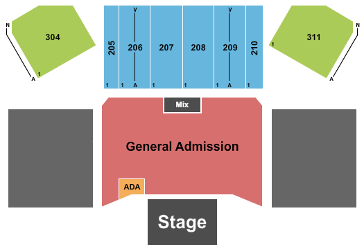 Hard Rock Live At Etess Arena seating-chart