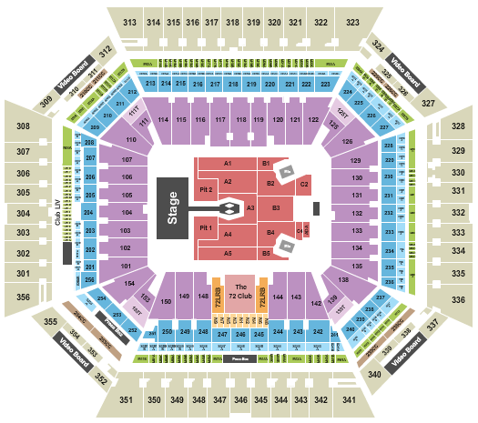 Hard Rock Stadium seating-chart