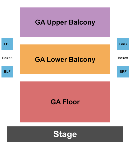 Seatmap for hargray capitol theatre