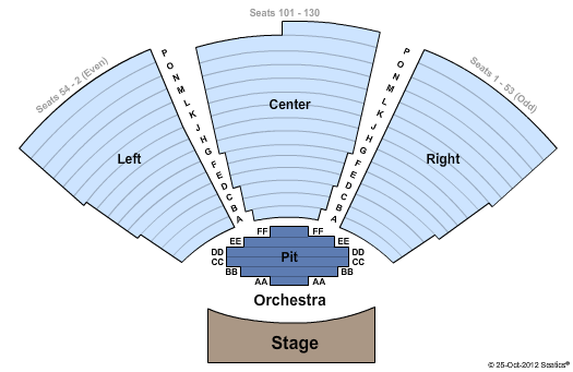 The Egg Swyer Theater Seating Chart