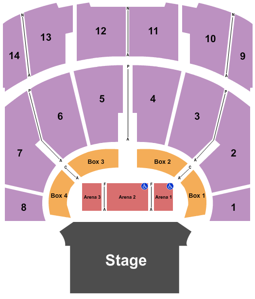 Helena Civic Center seating-chart