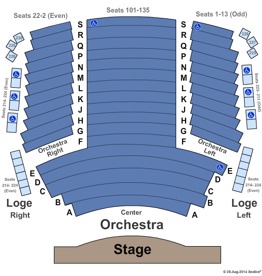 Disgraced Tickets 2015-11-28  Phoenix, AZ, Herberger Theater Center - Center Stage