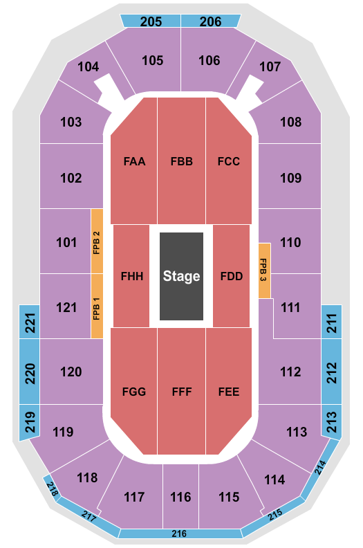 Seating Chart for Tom Segura, 