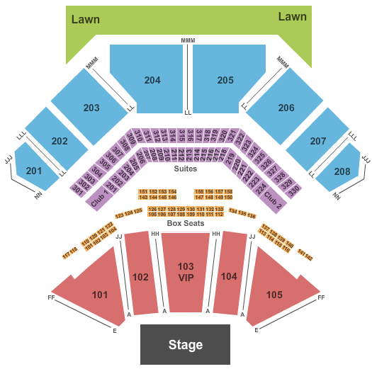 Verizon Wireless Amphitheater Seating Chart Maryland Heights