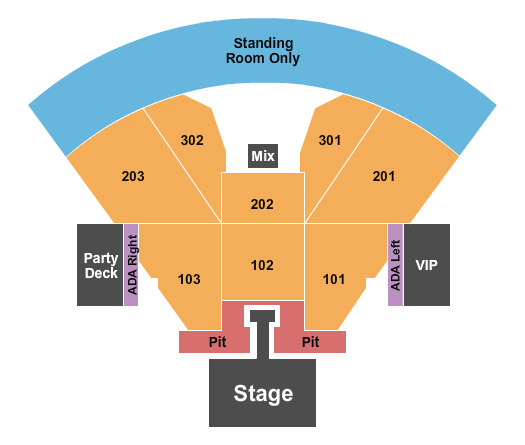 Brad Paisley Hollywood Casino at Penn National Race Course seating chart