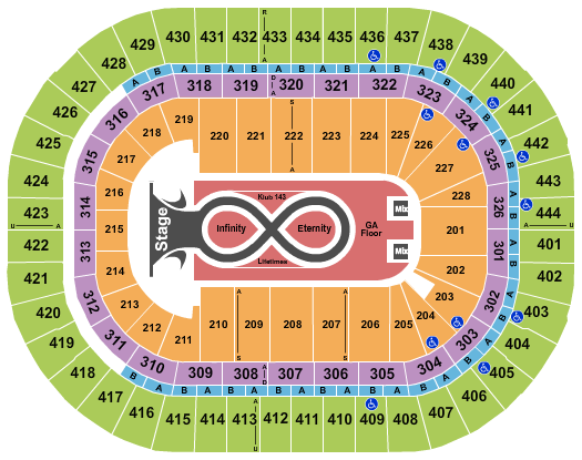 Honda Center seating-chart