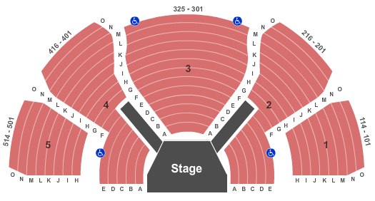 Seatmap for hubbard stage - alley theatre
