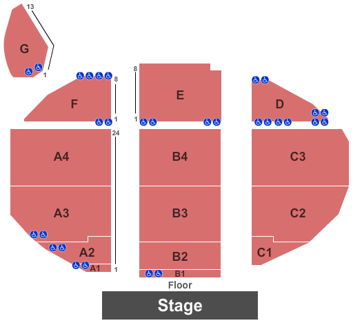 Viejas Casino Seating Chart