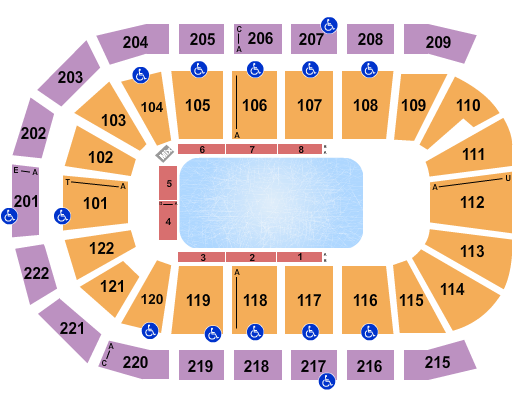 Huntington Center seating-chart