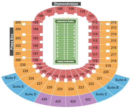Image of Independence Bowl~ NCAA Bowl Games ~ Shreveport ~ Independence Stadium ~ 12/18/2021 02:30