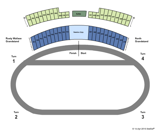 Iowa Speedway Seating Chart