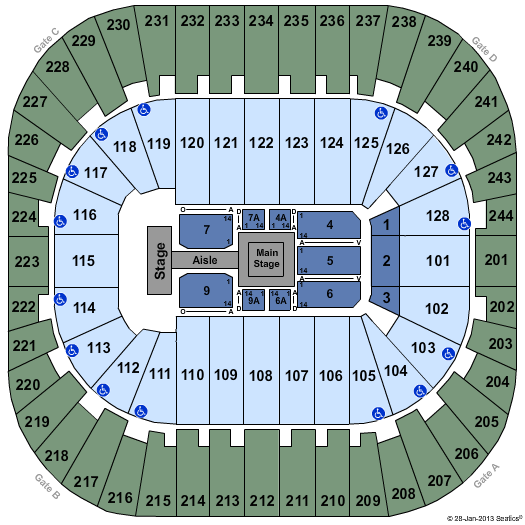 Izod Center June Events