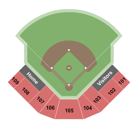 Seatmap for jack cook field