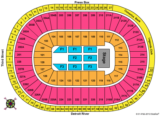 Detroit Red Wings vs. New Jersey Devils Tickets 2012-04-05 Detroit, MI, Joe Louis Arena