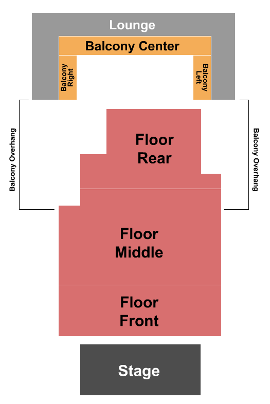 Seatmap for john, james and clara knight stage