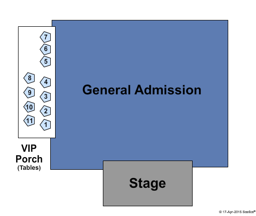 Floores Country Store Seating Chart