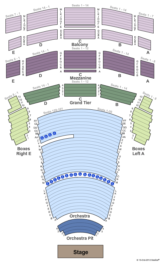 Blue Man Group Tickets 2016-01-17  Houston, TX, Jones Hall for the Performing Arts
