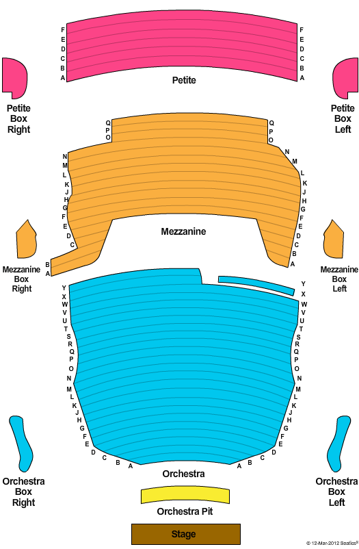 Juanita K Hammons Hall Detailed Seating Chart Elcho Table