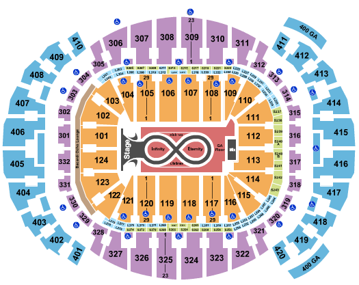 Kaseya Center seating-chart