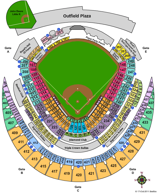 MLB Futures Game Tickets 2012-07-08 Kansas City, MO, Kauffman Stadium
