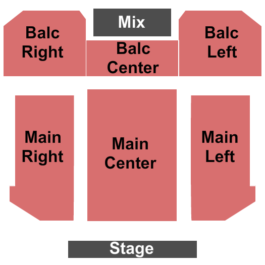 Seatmap for kenan auditorium