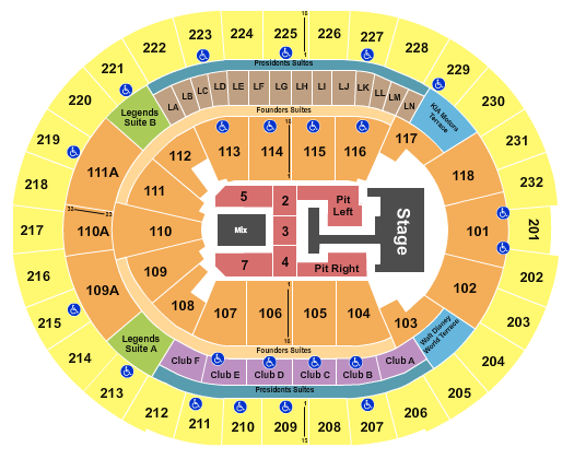 Kia Center seating-chart
