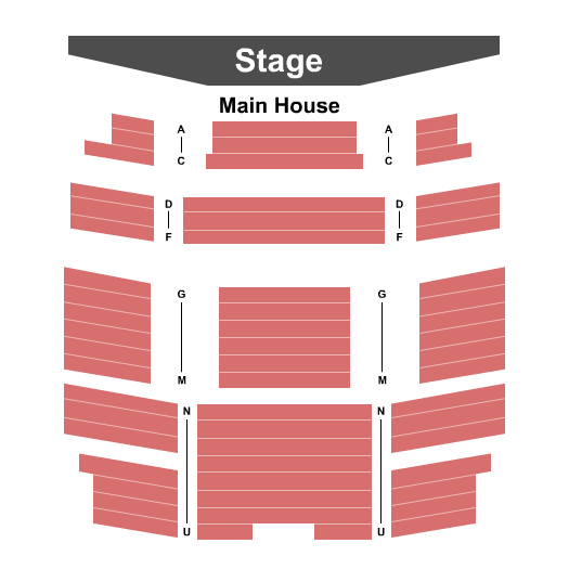 Seatmap for kilbourn hall at eastman theatre