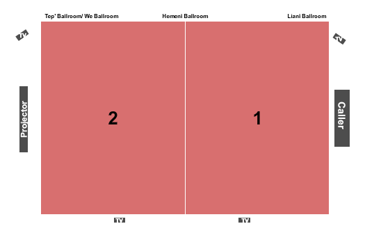 Seating chart for Kumi Event Center at Hard Rock Live Sacramento