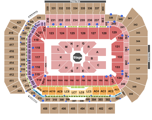 Seatmap for kyle field