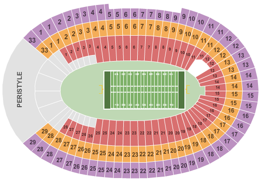 Notre Dame Stadium Seating Chart 2017