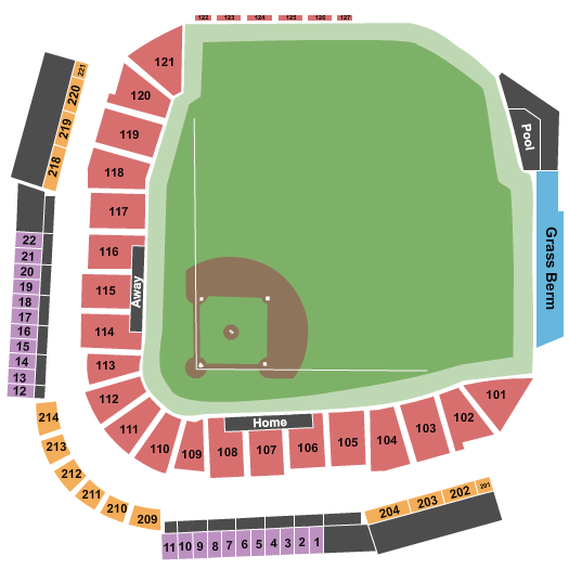 Okc Dodgers Seating Chart