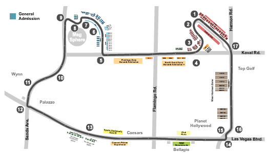 Formula 1: Las Vegas Grand Prix – 3 Day Pass at Las Vegas Strip Circuit – Las Vegas, NV