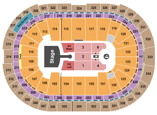 Greta Van Fleet Lenovo Center seating chart
