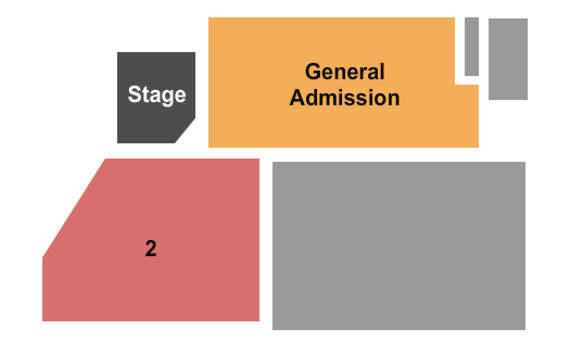 Seating Chart for Young Dubliners, 